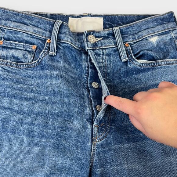 MOTHER The Tomcat Straight Leg in Running with Scissors Size 28 - Picture 8 of 10